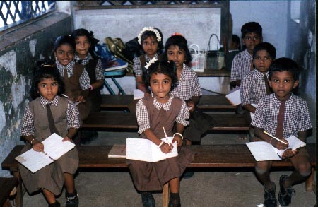 St. John's School, a rural school in Tenkasi, Tamilnadu