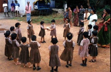 St. John's School, a rural school in Tenkasi, Tamilnadu