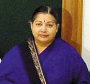 Ms. Jayalalithaa, present AIADMK Chief Minister, Tamilnadu