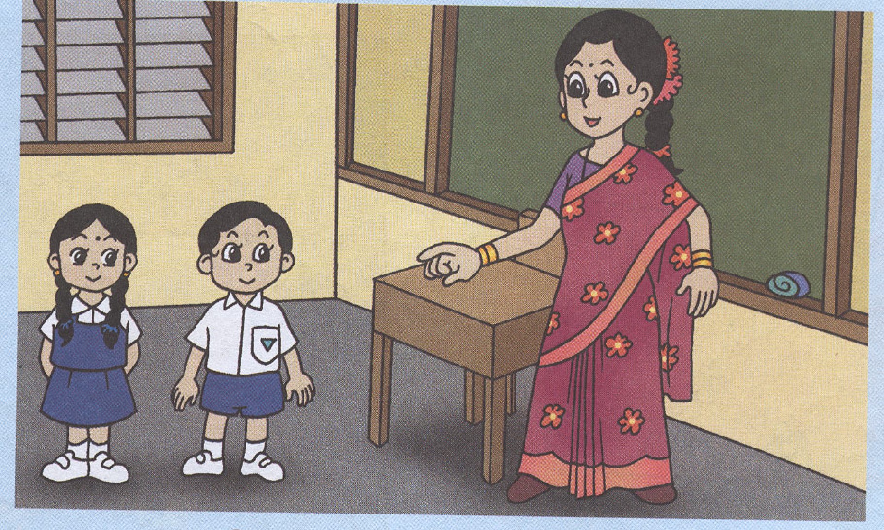 A Picture from Singapore Tamil Textbooks